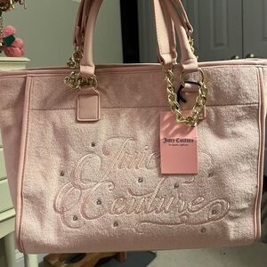 Juicy couture pink diamond beach tote daydreamer bag